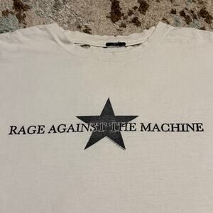 Vintage 2000 Rage Against The Machine Star Shirt Size Large RATM Metal Band Tee